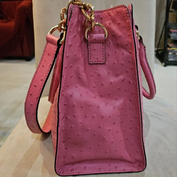 MICHAEL Michael Kors Hamilton Large EW Tote Ostrich Embossed  display picture 3